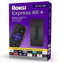 Cargar imagen en el visor de la galería, Convertidor Smart TV Roku Express 4k+ HD Streaming
