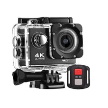 Cargar imagen en el visor de la galería, Camara Deportiva 4K Ultra HD+ Control Wifi Resistente Al Agua Negra
