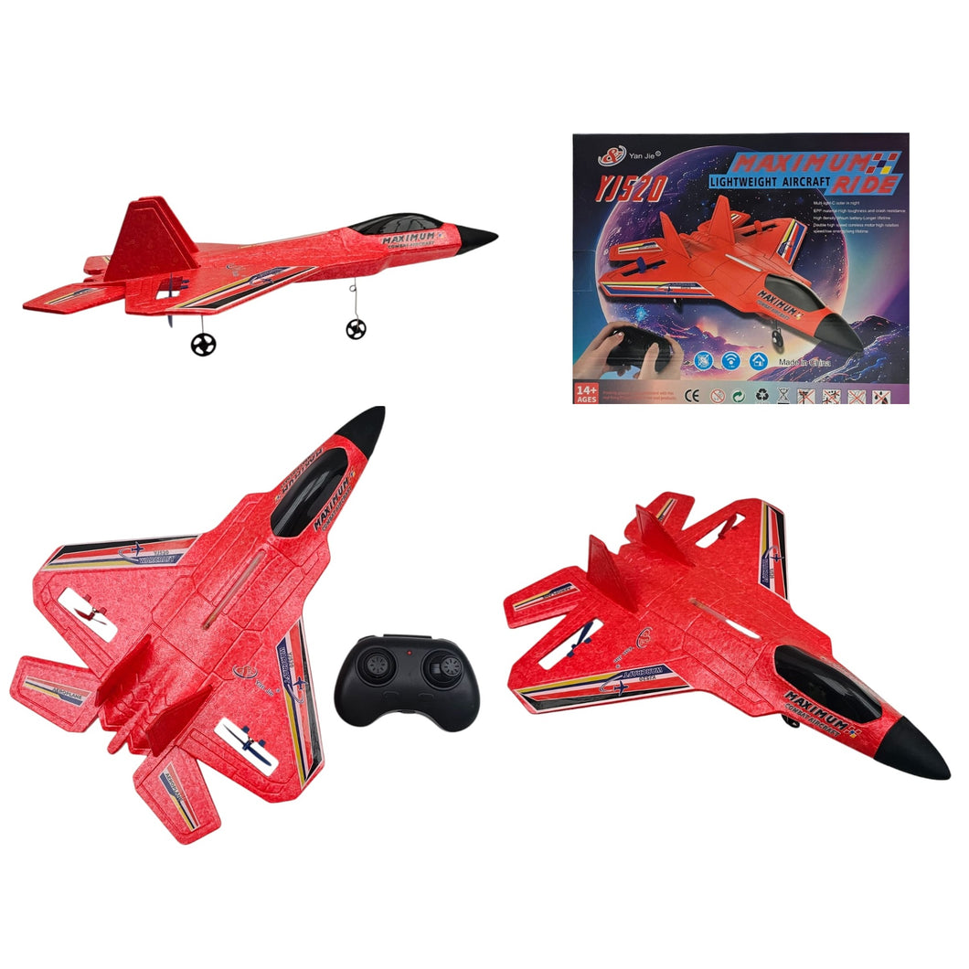 Avion De Combate Control Remoto Maximum Ride YJ520 Rojo