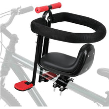 Cargar imagen en el visor de la galería, Silla Delantera Para Bicicleta Infantil Con Baranda Y Reposapiés FF-2641
