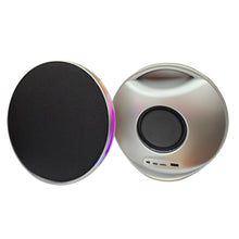 Cargar imagen en el visor de la galería, Parlante Portátil Luz LED Bluetooth MicroSD USB M26 Recargable
