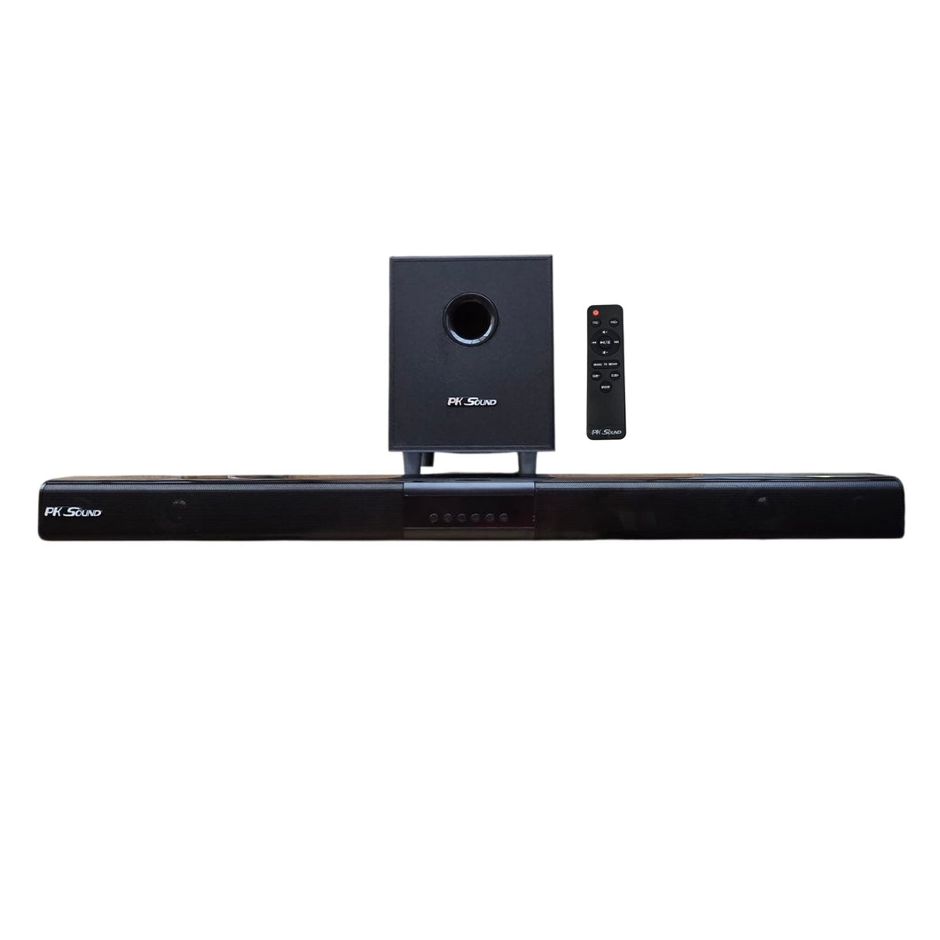 Barra De Sonido Profesional 2.1 CH 40W PK S508 Bluetooth Control Remoto Y Aux
