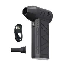 Cargar imagen en el visor de la galería, Mini Soplador De Aire Recargable 130.000 RPM 3 Velocidades Luz LED ZY7400-SE/PRO

