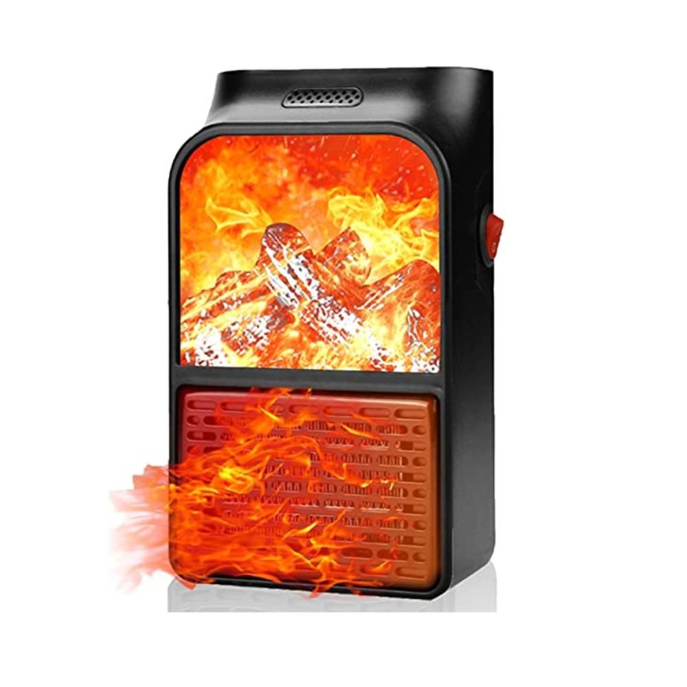 Calefactor Flame Heater 1000W Eléctrico Portátil
