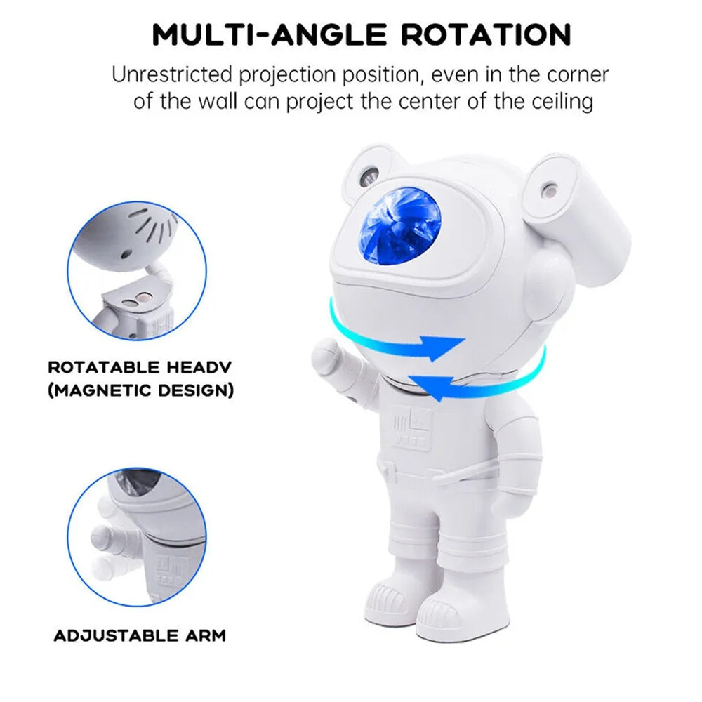 Proyector Galaxias Astronauta Musical Bluetooth Led