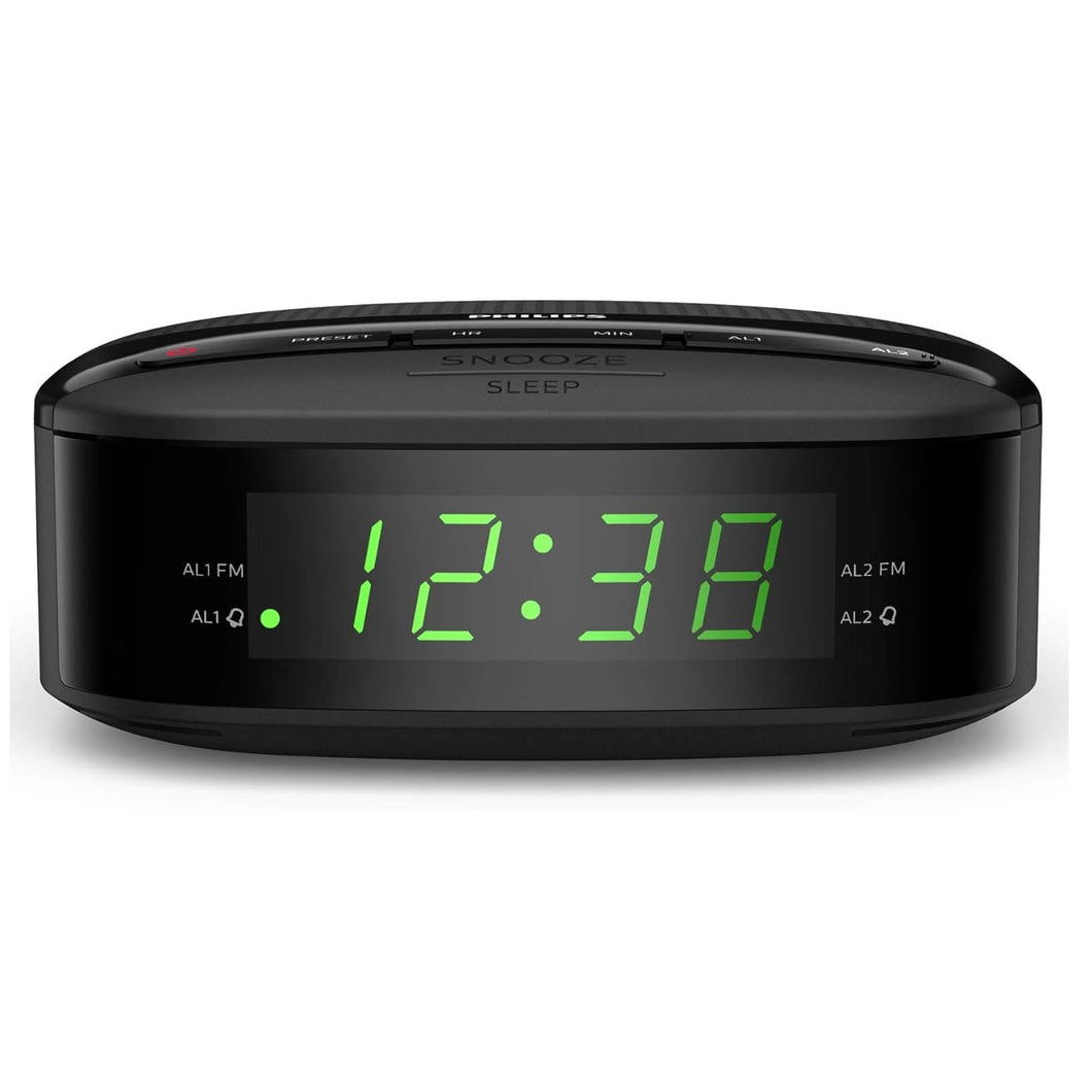 Radio Reloj Despertador Philips TAR3205 Doble Alarma