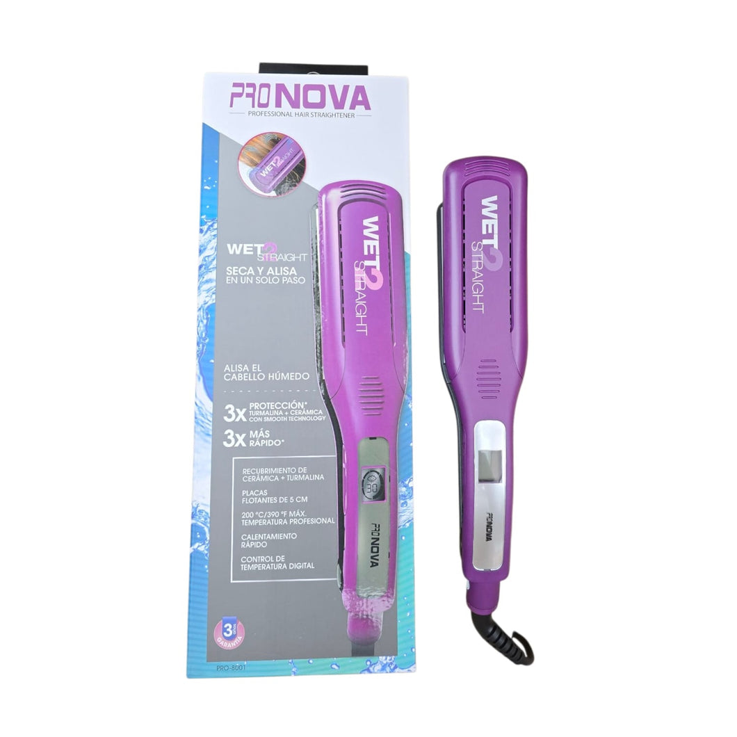 Plancha Pronova Straight Seca Y Alisa Pro-8001