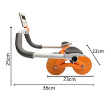 Cargar imagen en el visor de la galería, Rodillo Entrenamiento Muscular Timer Digital Apoyo Codos ZR818 Naranja
