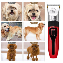 Cargar imagen en el visor de la galería, Maquina Pet Grooming Profesional Inalambrico Rojo
