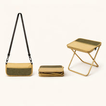 Cargar imagen en el visor de la galería, Silla Bolso Ultra Ligera Plegable Beige Resistente Camping SY-602
