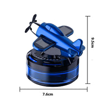 Cargar imagen en el visor de la galería, Ambientador De Coche Solar Con Diseño De Avión Azul BH19227
