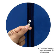 Cargar imagen en el visor de la galería, Closet Organizador Con Forro Zapatero Perchero Azul 88130
