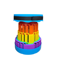 Cargar imagen en el visor de la galería, Silla Taburete Tipo Telescopio Retráctil Portátil DZ-7 Azul
