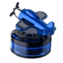 Cargar imagen en el visor de la galería, Ambientador De Coche Solar Con Diseño De Avión Azul BH19227
