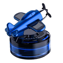 Cargar imagen en el visor de la galería, Ambientador De Coche Solar Con Diseño De Avión Azul BH19227
