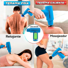 Cargar imagen en el visor de la galería, Masajeador Massage Gun DS-882 Calor Y Frio Azul
