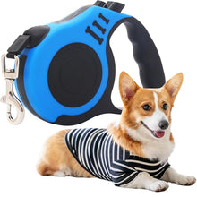Cargar imagen en el visor de la galería, Correa Retráctil Mascotas Azul 5M Con Botón de Freno y Bloqueo SJ-188
