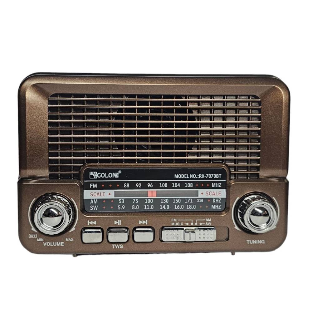 Radio Retro Inalambrico Golon RX-6060  AM/FM