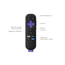 Cargar imagen en el visor de la galería, Roku Streamer Convertidor Smart TV HD Control Voz Apagado Y Volumen
