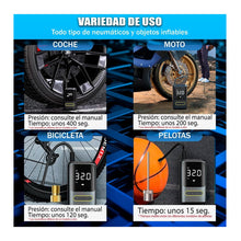 Cargar imagen en el visor de la galería, Compresor De Aire Carro Moto Cicla 150 Psi Inalambrico Power Bank ATJ-8466

