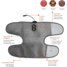 Cargar imagen en el visor de la galería, Almohadilla Rodilla Electrica Termica Masaje Vibratorio
