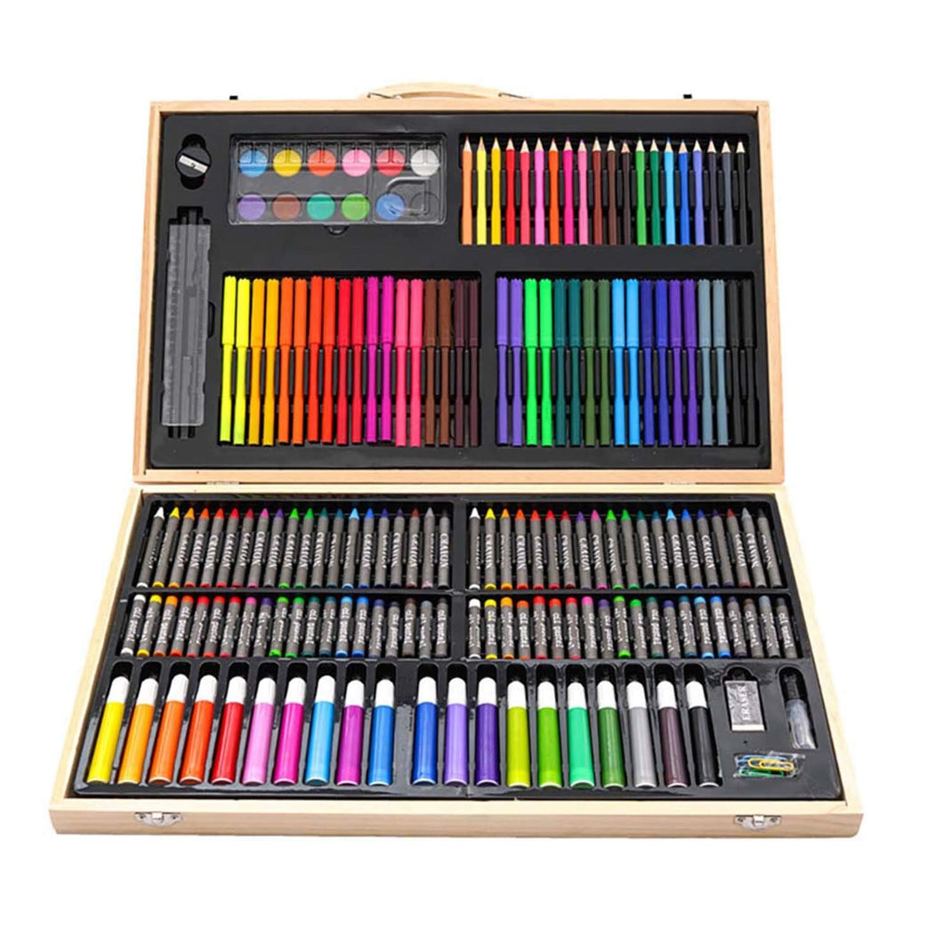 Kit Colores 180 Piezas Juego Arte Y Dibujo Creativo