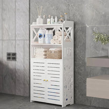Cargar imagen en el visor de la galería, Mueble Organizador Multiuso Nuevo Diseño Blanco 40x25x90 Cm YH6510

