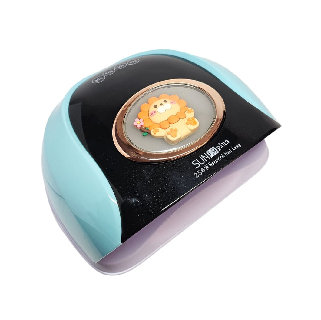 Lampara Secado De Uñas Uv Led Sun C9 Plus 256w Digital Verde