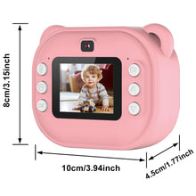 Cargar imagen en el visor de la galería, Camara de impresión Instantánea Niños Doble Camara HD AX3290 Rosa
