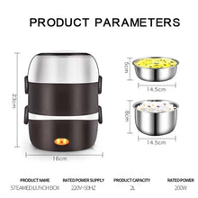 Cargar imagen en el visor de la galería, Lonchera Eléctrica Portátil Porta Comida Vaporera DFH-C17
