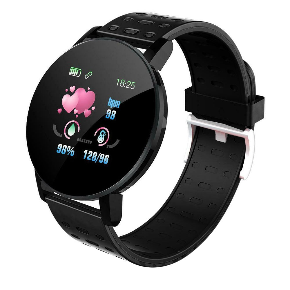 Smartwatch con Bluetooth Genérica 119 Plus Color Negro