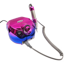 Cargar imagen en el visor de la galería, Drill Pulidor Uñas Tornasol DM-202 45.000 RPM Pedal Fucsia
