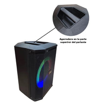 Cargar imagen en el visor de la galería, Parlante Cabina Karaoke 8" 50W Recargable Micrófono PK-S9A
