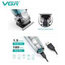 Cargar imagen en el visor de la galería, Maquina Patillera Y Nasal 2 En 1 VGR-949 inalambrica IPX6 Waterproof
