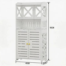 Cargar imagen en el visor de la galería, Mueble Organizador Multiuso Nuevo Diseño Blanco 40x25x90 Cm YH6510

