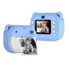 Cargar imagen en el visor de la galería, Camara de impresión Instantánea Niños Doble Camara HD AX3290 Azul
