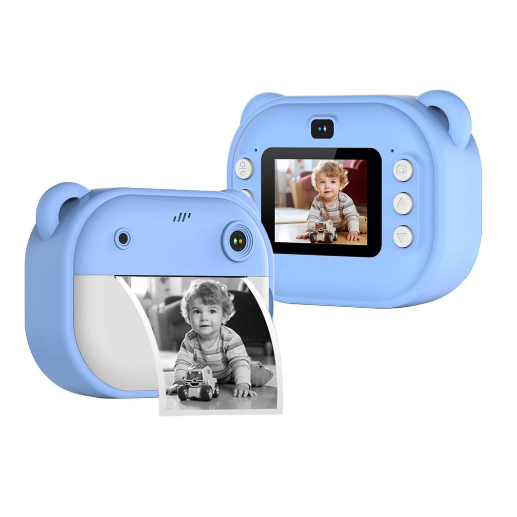 Camara de impresión Instantánea Niños Doble Camara HD AX3290 Azul