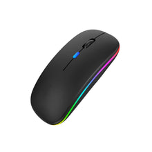 Cargar imagen en el visor de la galería, Mouse Bluetooth Inalámbrico Recargable DPI Ajustable Luz Led
