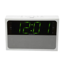 Cargar imagen en el visor de la galería, Radio Reloj Despertador PAR1018BT-GR Alarma Dual Bluetooth
