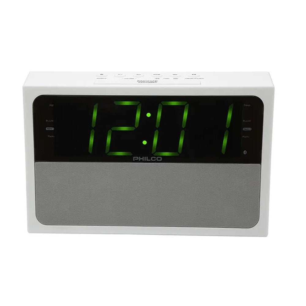 Radio Reloj Despertador PAR1018BT-GR Alarma Dual Bluetooth