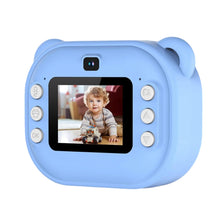 Cargar imagen en el visor de la galería, Camara de impresión Instantánea Niños Doble Camara HD AX3290 Azul
