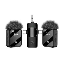 Cargar imagen en el visor de la galería, Micrófono Solapa Inalámbrico Doble F11-2
