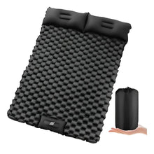 Cargar imagen en el visor de la galería, Colchón Camping Doble Inflador Integrado 198 x 127 x7,62 cm Impermeable IPX6
