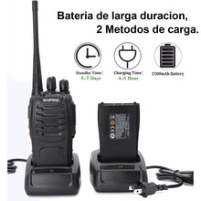 Cargar imagen en el visor de la galería, Radio Bidireccional Largo Alcance 16 Canales Bf -888S Baofeng
