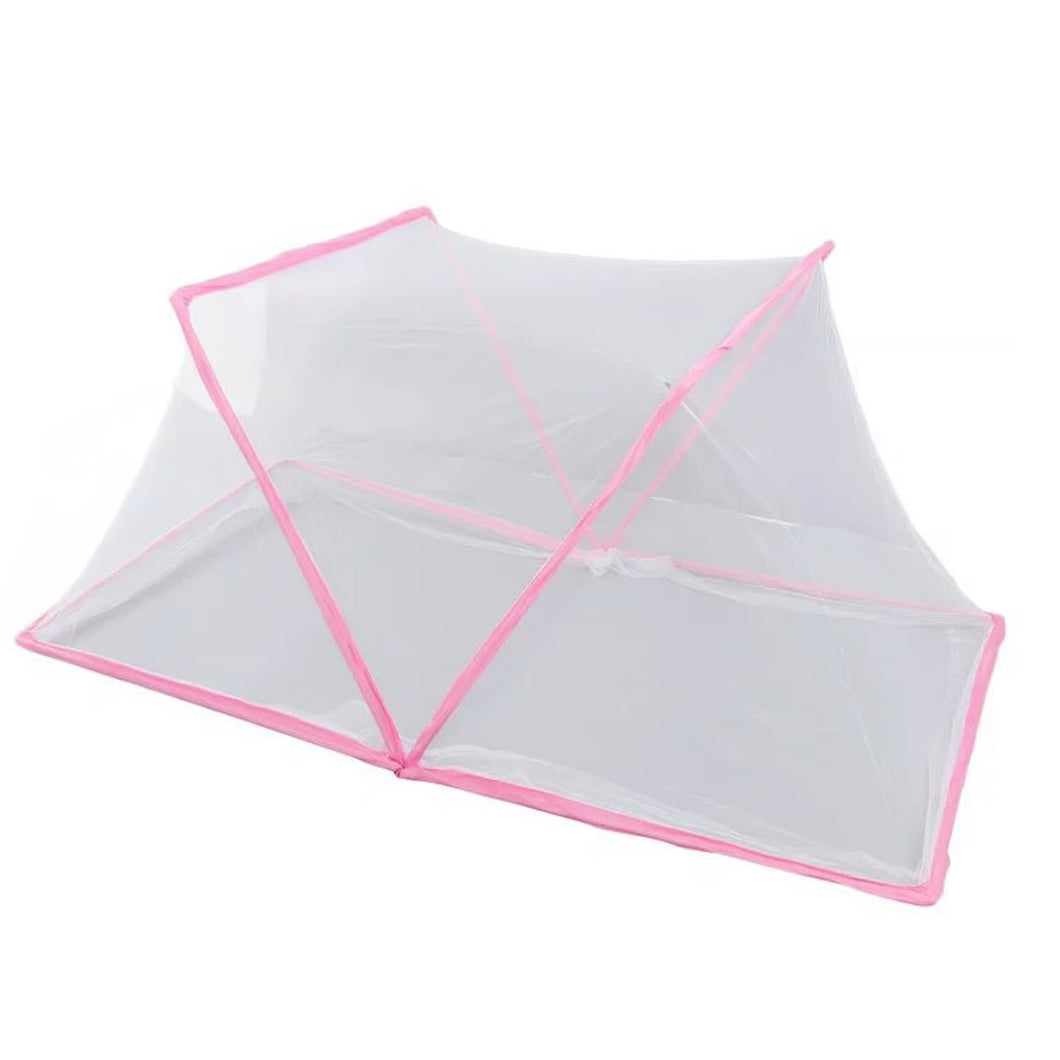 Toldillo Mosquitero 190x100x80cm Plegable Armado Facil Portatil Rosa