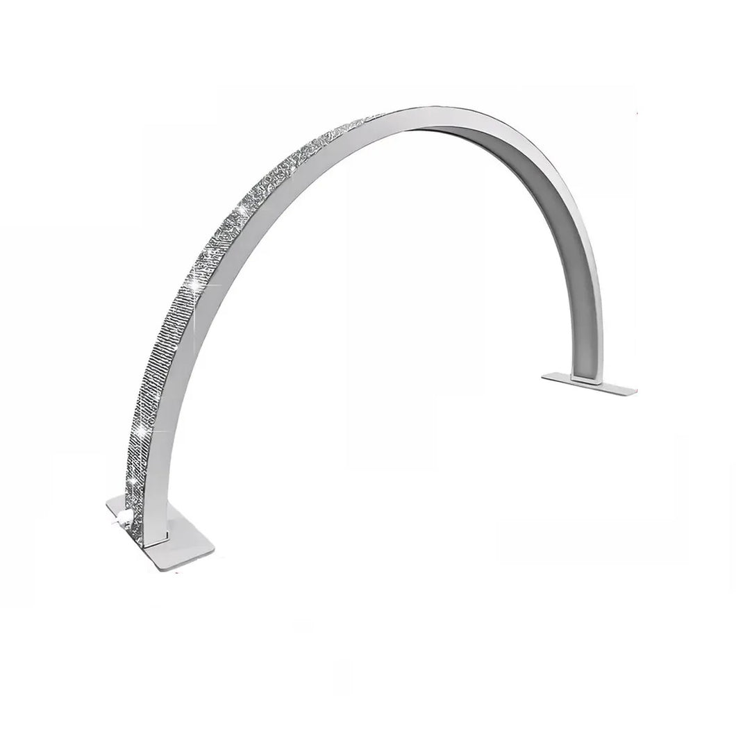 Lampara Escritorio Piedras Media Luna Luz Ajustable HQ-75X Blanca