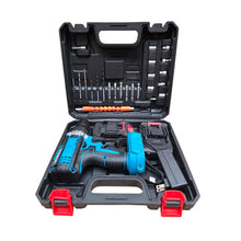 Cargar imagen en el visor de la galería, Taladro Eléctrico Kit Doble Batería 56V 29 Piezas 2581 Verde
