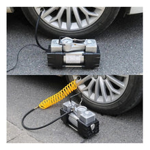 Cargar imagen en el visor de la galería, Compresor Aire Doble Cilindro Portátil 150 PSI Inalámbrico Multiuso 628- 4x4
