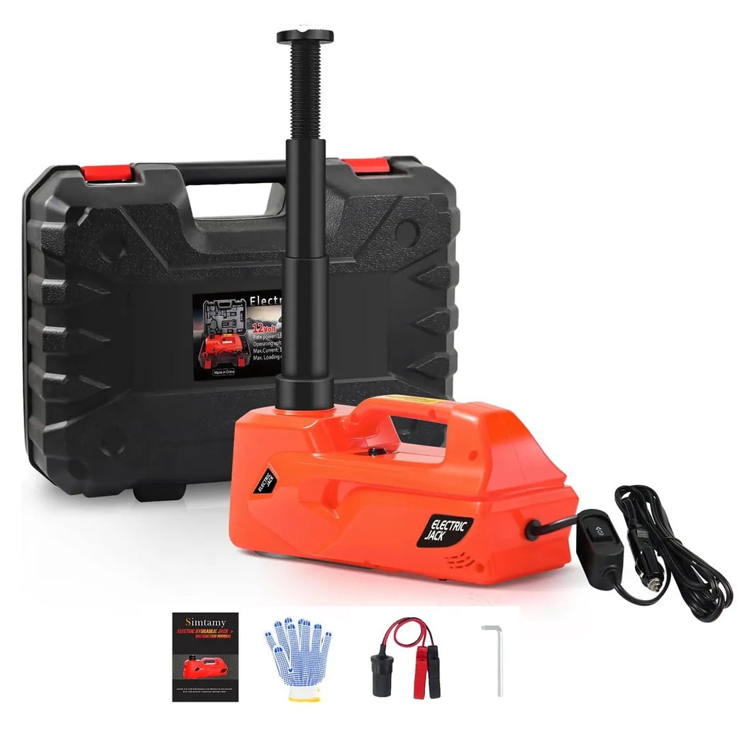 Gato Hidráulico 5Ton Iniciador Batería Eléctrico Jack ZSD01X