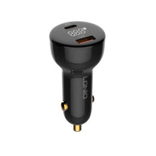 Cargar imagen en el visor de la galería, Cargador Carro Carga Rapida 100W Dual LDNIO C101 Tipo C USB

